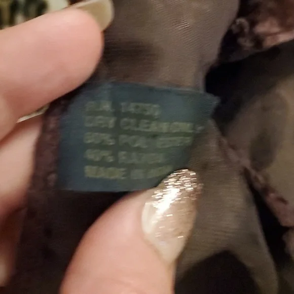 Velvet/cheetah print table runner - Picture 6 of 7